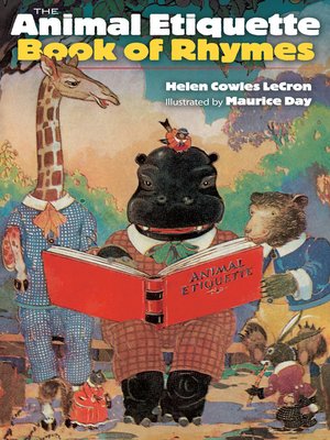 cover image of The Animal Etiquette Book of Rhymes